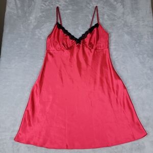 George Women's Slip Dress Satin Nightgown Size M Medium Babydoll Y2K